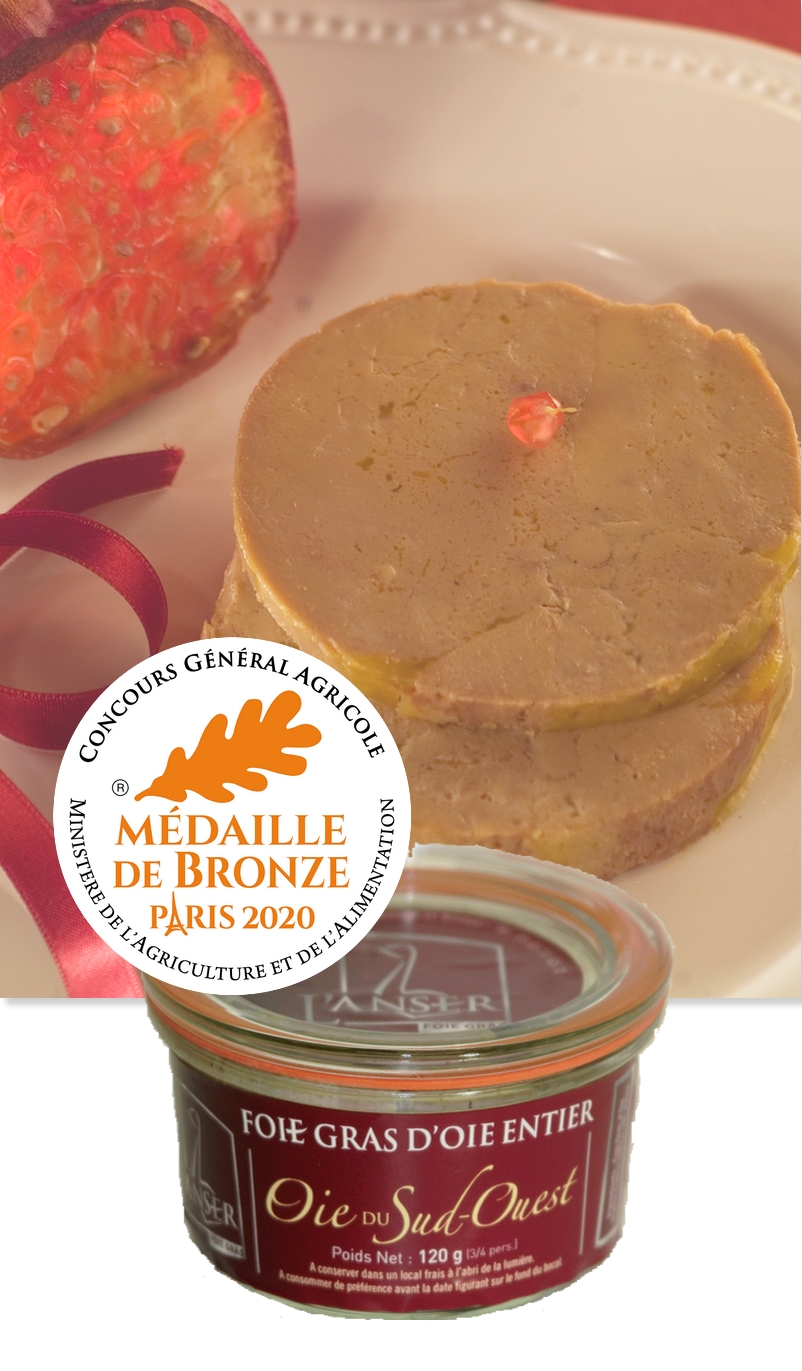 Foie gras entier d'oie - 120g
